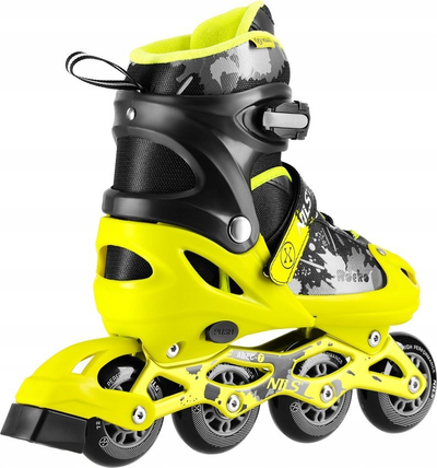 Patina inline Nils Adjustable Recreational, me rregullim numri, rrota PU 82A, me shumë ngjyra