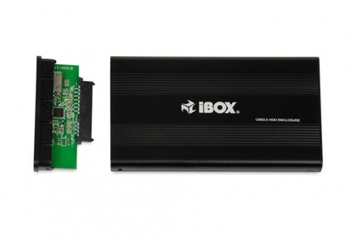 Kuti për disk të jashtëm iBOX HD-02, 2.5", SATA në USB 3.0, e zezë