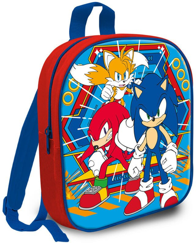 Çantë shpine Euroswan Sonic Forkids, 29 x 22 x 10 cm, poliester, shumëngjyrëshe