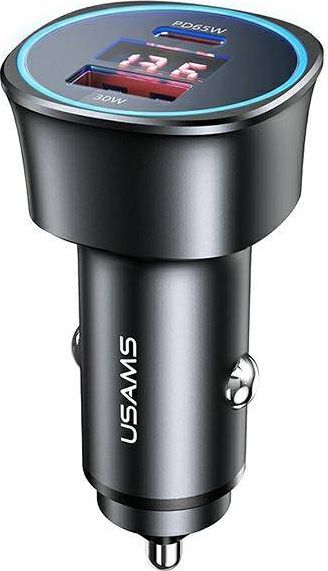 Karikues makine Usams C26, 95W, me USB edhe USB-C, i zi