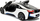Makine me telekomandë Rastar BMW i8, shkalle 1:14, drita LED, e bardhe