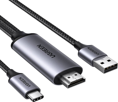 Kабел-адаптер HDMI во USB C UGREEN, активен, 4K 60Hz, 2m, црн