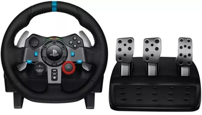 Timon за гејминг Logitech G29 Driving Force, USB, со педали, црн