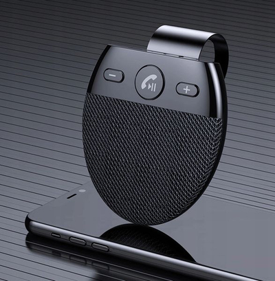Set handsfree për makinë MBG Line SP11, Bluetooth 5.0, me altoparlant brenda, ngjyrë e zezë
