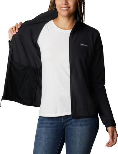 Xhaketë fleece për goca Columbia Ali Peak Logo, najlon, madhësia S, e zezë