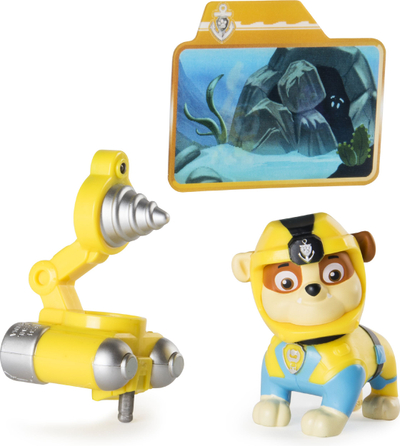Фигура играчка Spin Master Paw Patrol Sea Patrol Deluxe Rubble, пластика, за деца