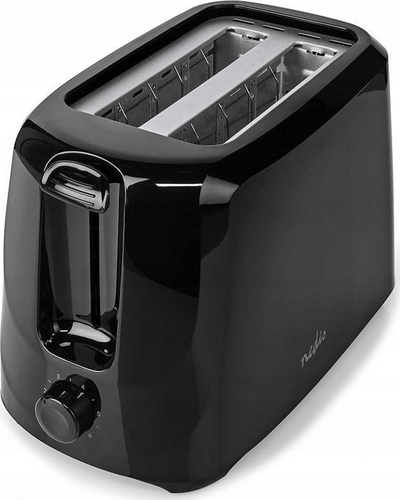 Toster Nedis 2 Slice, 6 nivele pjekjeje, 700W, i bardhë