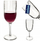Gotë vere Orion Wine Glass 0.32L UH, plastike, transparente