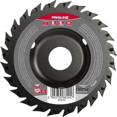 Disk gërryes Profix me dhëmbë të trashë, 125 mm