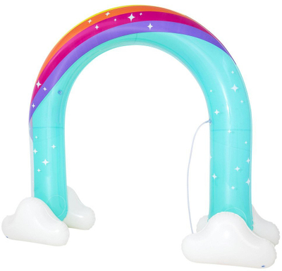 Lodër ujore fryrëse Bestway Jumbo Rainbow Sprinkler 52732, 221x71x193 cm, mbi 2 vjeç, shumëngjyrëshe