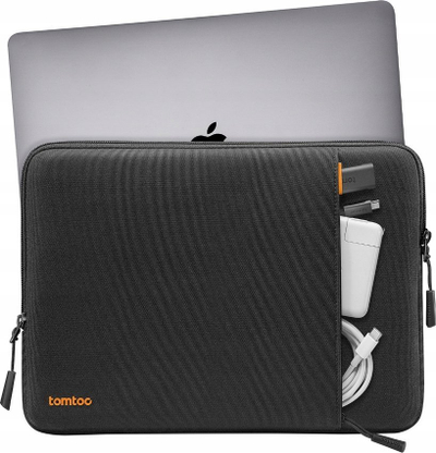 Mbulesë laptopi Tomtoc Defender A13, 16", rezistente ndaj goditjeve, e zezë