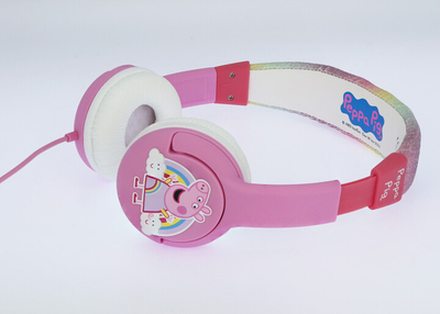 Слушалки OTL Technologies Rainbow Peppa, розова боја