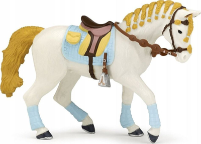 Set lodrash Papo Riders Horses Stables Vans, figura kuajsh dhe hambar, shumëngjyrësh