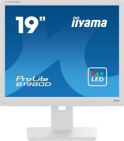 Monitor Iiyama ProLite B1980D, 19", LED, i bardhë