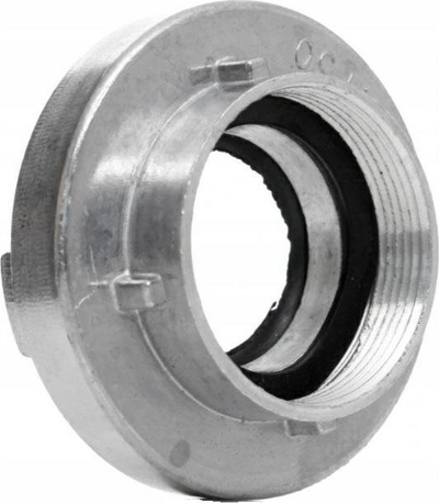 Bashkues gypi metalik Silver 11059, filetë mrena 2", argjend