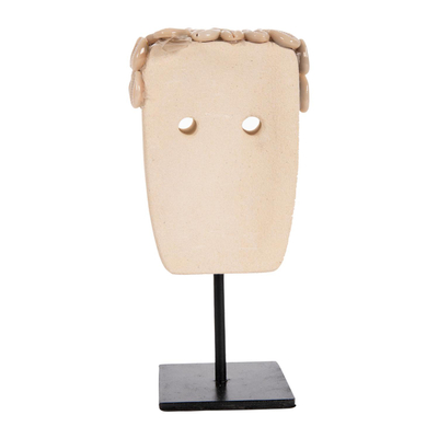 Figurë tavoline taş paras në bazë metalike e zezë 9×6×19 cm (HM4313), zezë