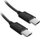 Kabllo USB C TECABLETISSUETCCK, USB 2.0, 60W, 1.5m, e zezë