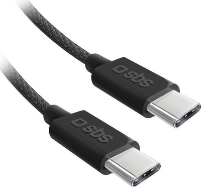 Kabllo USB C TECABLETISSUETCCK, USB 2.0, 60W, 1.5m, e zezë