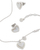 Set Varëse dhe vathë për femra Emporio Armani EGS3228SET, të argjendta