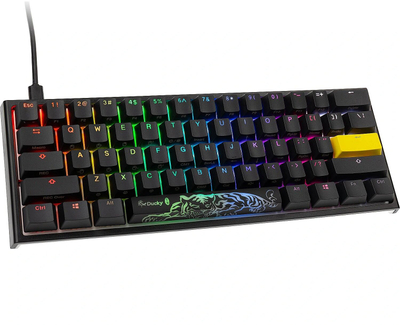 Tastierë gaming Ducky One 2 Pro Mini, mekanike Cherry MX Brown, RGB, e zezë
