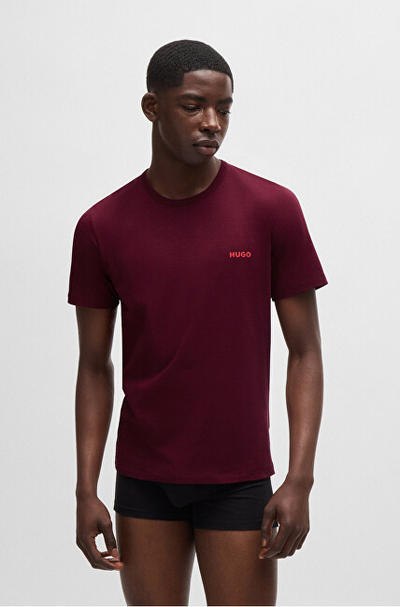 Maica natës për meshkuj – HUGO 3 Pack Lounge Logo Crew T-Shirt