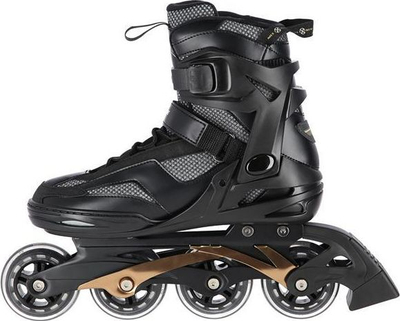 Rolat rekreativ Nils Extreme NA2150, rrota 80 mm, ABEC 9, të zinj, masa 43