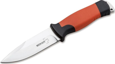 Thikë universale Boker Plus Outdoorsman XL, çelik Sandvik 12C27, dorezë GFK, e zezë