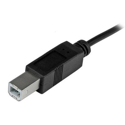 Kabllo printeri StarTech USB2CB1M, USB C me USB B, 1m, e zezë