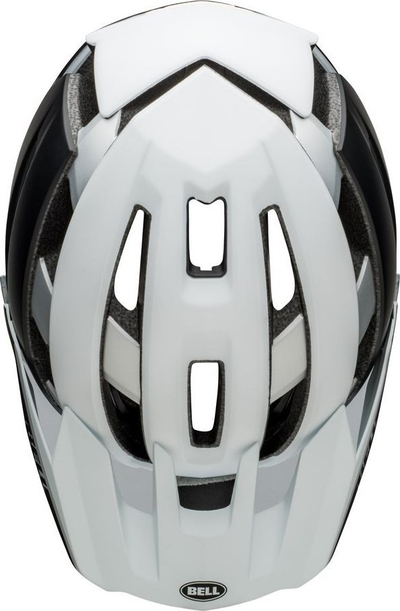 Helmetë çiklizmi Full Face Bell Super Air R Mips Spherical, MTB, e bardhë infrakuqe mat me shkëlqim