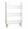 Raft lodrash dhe librash Ruhhy 26440, 3 rafte, MDF, i bardhë