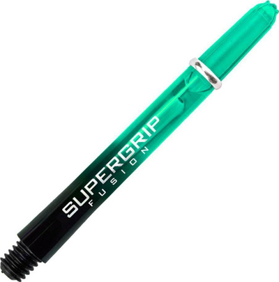 Bishta dart Harrows Supergrip Fusion Short, set shumëngjyrësh, plastikë, i zi me ngjyra