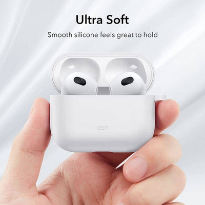 Kuti mbrojtëse ESR Bounce për AirPods 3, e bardhë