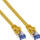 Kabllo rrjeti InLine Patchcord Flat, U FTP, Cat 6A, 3m, e verdhë
