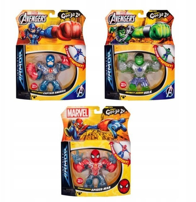 Figurina aksion Goo Jit Zu Marvel S11, 12cm, xhelatinoze shtriqëse, shumëngjyrëshe