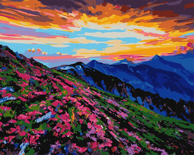 Set pikturimi me numra Wonderland KHO2889, 40x50 cm, 23 ngjyra, shumëngjyrësh