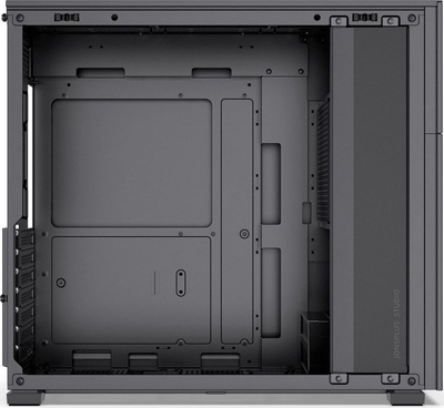 Kuti kompjuteri Jonsbo D41 Mesh, Micro ATX, panel xhami, e zezë