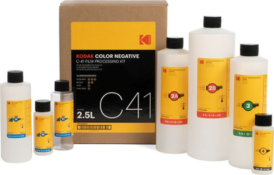 Set kimikatesh Kodak C-41 Color Negative, komplet zhvillimi filmash, 2.5L