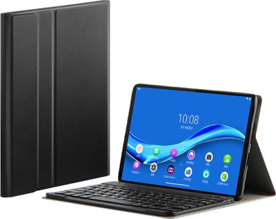 Këllëf me tastierë Bluetooth Strado BTRP10 për Realme Pad 10.4, layout QWERTY, i zi