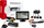 Set sensorë parkimi TFT TFT01, ekran 4.3", kamerë HD307IR, 4 sensorë, i zi