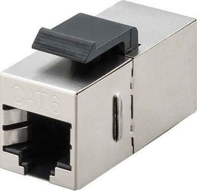 Lidhës keystone Wentronic Goobay 96100, CAT 6, STP, gri e zezë