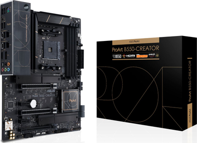 Pllakë amë ASUS ProArt B550 Creator, ATX, AMD AM4, PCIe 4.0, e zezë
