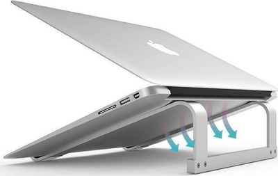 Mbajtëse për laptop Tech-Protect Alustand, e argjendtë
