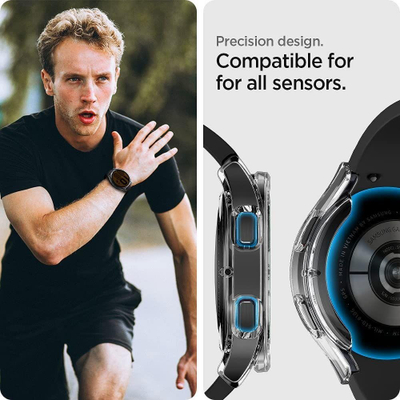 Mbulesë smartwatch Spigen Ultra Hybrid për Samsung Galaxy Watch 4 / 5 40mm, transparente