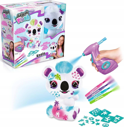 Lodër pelushi Koala Airbrush Plush 1273, e butë, me shumë ngjyra