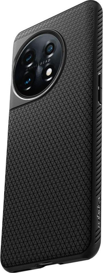 Maskë telefoni Spigen Liquid Air Armor për OnePlus 11, e butë, e zezë mate