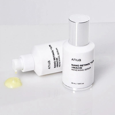 Серум за лице ANUA Nano Retinol 0.3% + Niacin Renewing, против стареење, 30ml