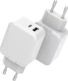 Универзален полнач CoreParts MBXUSB-AC0004, брзо полнење, бел