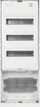 Panoramë shpërndarëse modulare Elektro-Plast MSF TWIN RP 2015-03, 3x12 PE+N, 1x12 multimedia, e bardhë