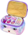 Set kozmetik për vajza LEAN TOYS Plusz, çantë pelushi, 17x12.5x9cm, rozë blu