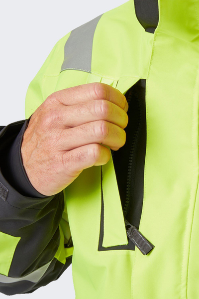 Xhaketë reflektuese Helly Hansen Alna Shell 2.0, për burra, e verdhë, XXL